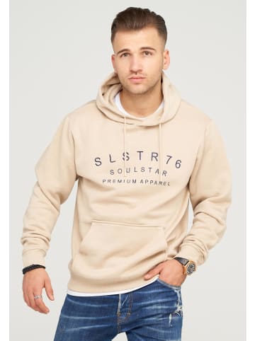 SOULSTAR Hoodie NIZZA in Beige