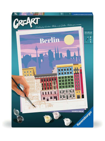 Ravensburger Ravensburger CreArt, Malen nach Zahlen Citys - Farbenfrohes Berlin in bunt