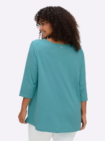 sheego 3/4-Arm-Shirt in ozean