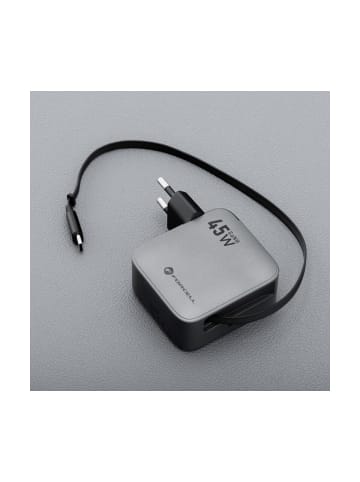 Wisam FORCELL GaN Ladegerät VT-R5 45W USB-C PD QC Kabel