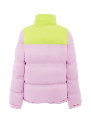 cosimon Damen Wattierte Steppjacke in Macaron Pink Saure Limette