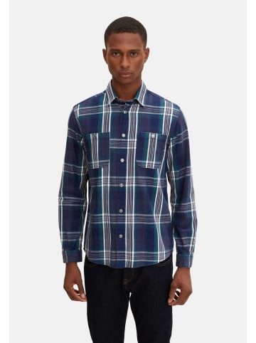 Tom Tailor Hemd 'Check' in dunkelblau