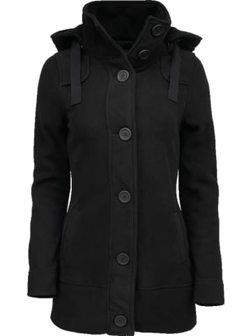 Brandit Jacke "Women Square Fleece Jacket" in Schwarz