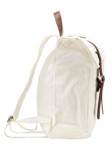 DreiMaster Vintage Rucksack in Wollweiss  Braun