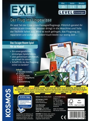 Kosmos EXIT® Der Flug ins Ungewisse (E) in Mehrfarbig ab