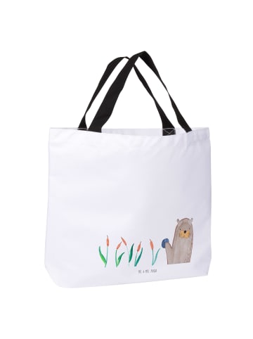 Mr. & Mrs. Panda Beutel Otter Stein ohne Spruch in Weiß