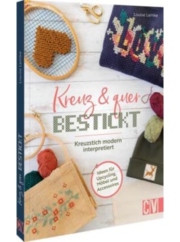 Christophorus Buch - Kreuz und quer bestickt