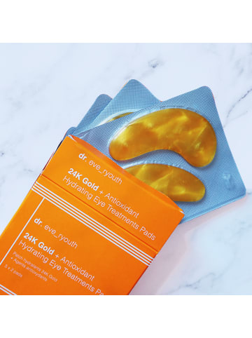 Dr. Eve_Ryouth 24K Gold + Antioxidant Feuchtigkeitsspendende Augenpads