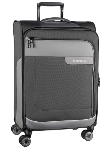 travelite Trolley Viia 4w Trolley M in Schiefer