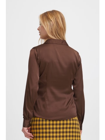 b. young Langarm - Hemd BYHENCE Regular fit in Chicory Coffee