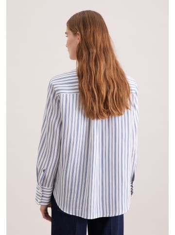 Seidensticker Hemdbluse Regular in Mittelblau