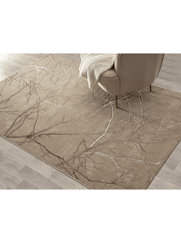 the carpet Kurzflorteppich Mila C in Beige