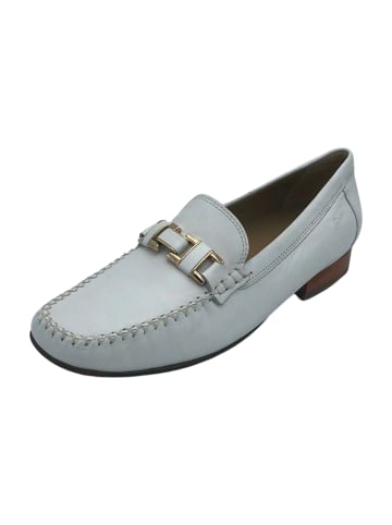 Sioux Mokassin Slipper in Weiß