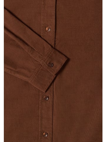 Cecil Cord Hemdbluse in Braun