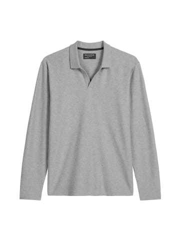 Marc O'Polo DfC Ottoman-Poloshirt in Cloudy Grey Melange