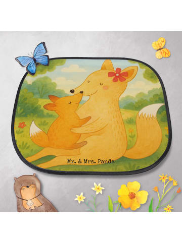 Mr. & Mrs. Panda Sonnenschutz Auto Fuchs Mama Design ohne Spruch in Weiß