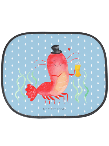 Mr. & Mrs. Panda sonnenschutz mit saugnäpfen Hummer Weizen ohne ... in Blau Pastell