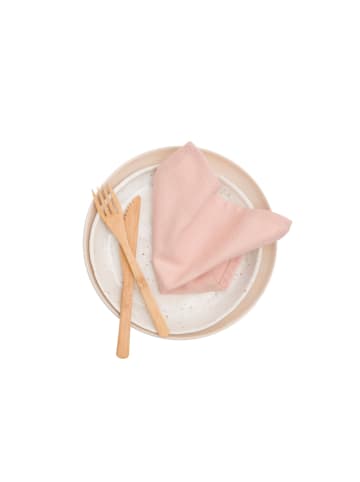 The Organic Company Servietten Everyday Napkin 10 cm x 10 cm x 3 cm in Rosa