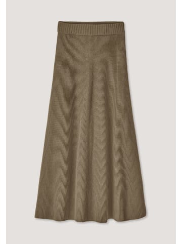 Hessnatur Strickrock Midi Regular in camel