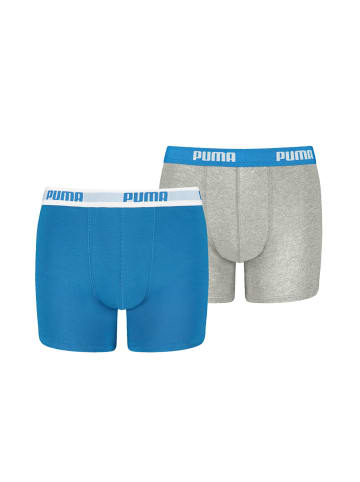 Puma Boxershorts BASIC BOXER 2P in 417 - blue/grey