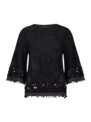 Betty Barclay Strickpullover mit Lochmuster in Schwarz