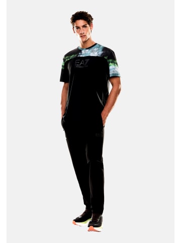 EA7 T-Shirt in schwarz
