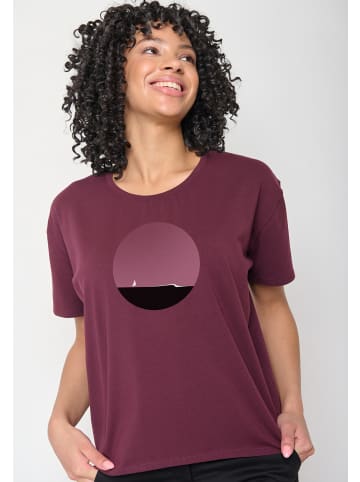 GreenBomb T-Shirt Nature Lonely Sea in Samt Regen