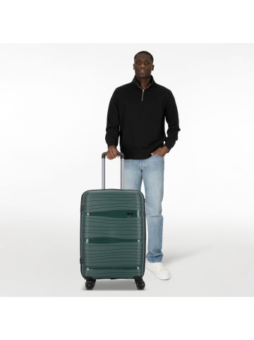 D&N Travel Line 4300 4 Rollen Trolley M 68 cm dark green