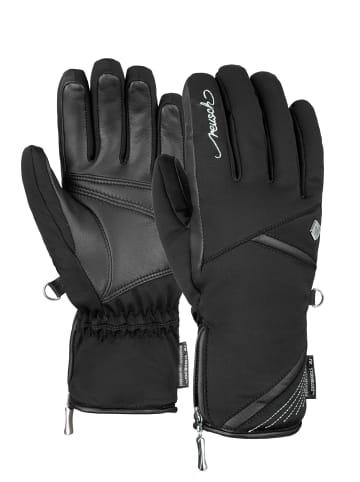 Reusch Handschuhe Fingerhandschuh Lore STORMBLOXX extra warm, winddicht in black / silver