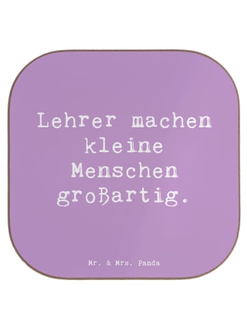 Mr. & Mrs. Panda Untersetzer Tasse Spruch Lehrer Großartig mit S... in Lavendeltraum