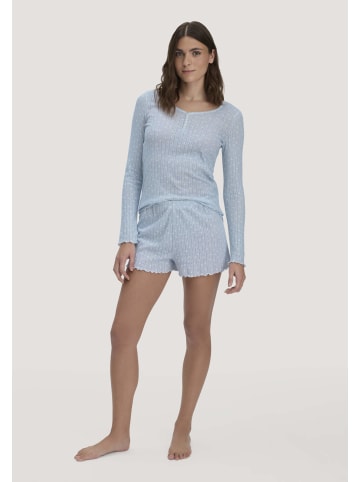 Hessnatur Schlafshorts in nordisch blau