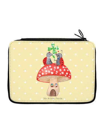 Mr. & Mrs. Panda Menschrmäppchen Marienkäfer Fliegenpilz ohne ... in Gelb Pastell