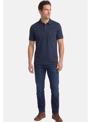 Redmond Poloshirt Basic in Dunkelblau / dunkelgrün