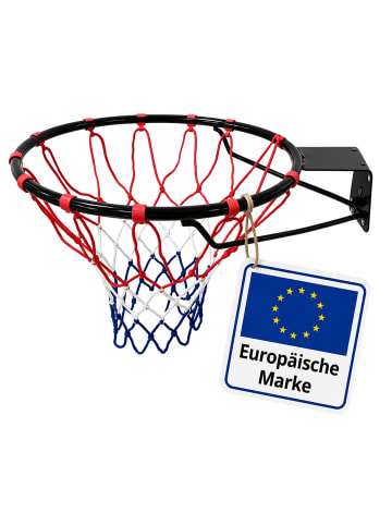 relaxdays Basketballkorb in Schwarz – Ø 45 cm