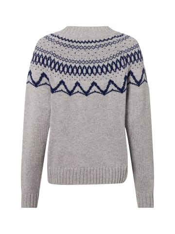 FYNCH-HATTON Wollpullover in grau marine - 0001