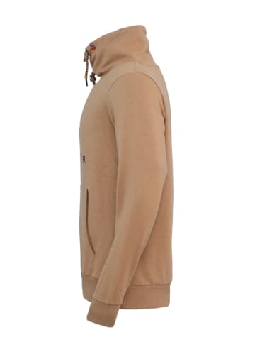 SCHIETWETTER Pullover "Rasmus Raubein" in coffee-mel. -black