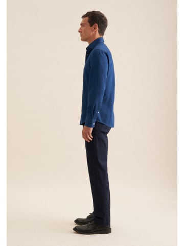 Seidensticker Denimhemd Slim in Dunkelblau