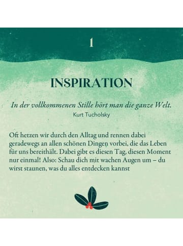 Coppenrath Zettelkalender - Sei gut zu dir im Advent | Sei gut zu dir im Advent - 24...
