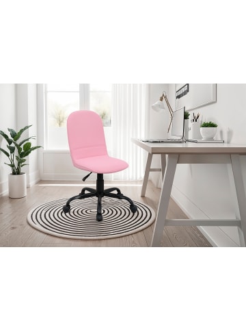 byLiving Bürostuhl TROLLY in pink - B 42, H 85-95, T 54 cm