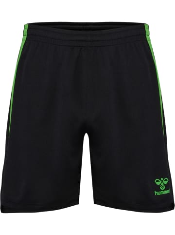 Hummel Verstellbare Taille Kurze Hose Hmllead Herren in BLACK/GREEN GECKO