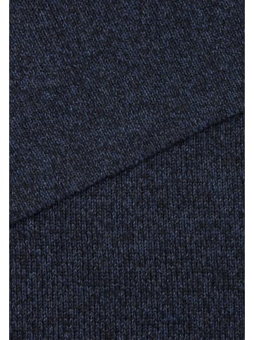 Camel Active Feiner Strickschal aus Baumwolle in Navyblau