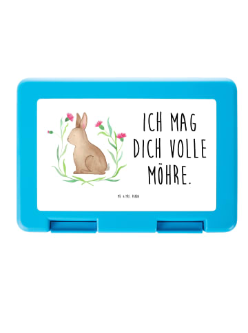 Mr. & Mrs. Panda Bento Box Hase Sitzen mit Spruch in Weiß