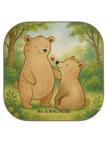 Mr. & Mrs. Panda Tischuntersetzer Bär Großer Bruder Design ohne ... in Weiß