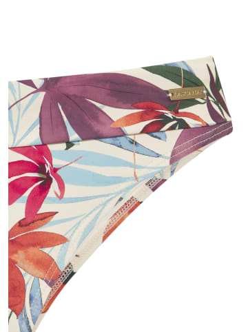 LASCANA Bikini-Hose in creme bedruckt