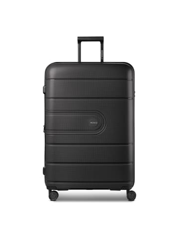 Redolz Essentials 11 4 Rollen Trolley 76 cm mit Dehnfalte in black