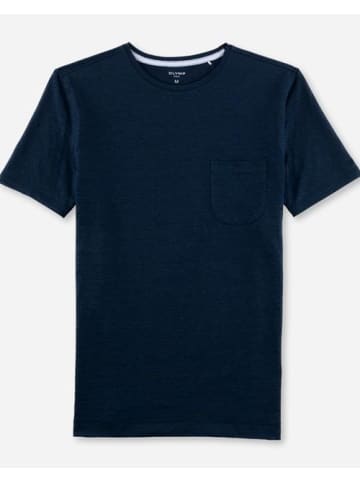 OLYMP  Casual T-Shirt in Rauchblau