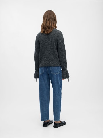 Object Strickjacke in Dark Grey Melange