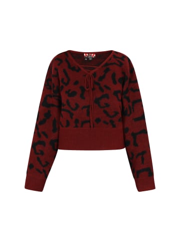 myMo ROCKS Sweater in wine red black