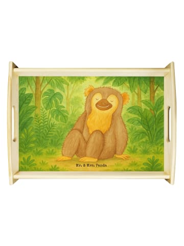 Mr. & Mrs. Panda Tablett Affe Design ohne Spruch in Weiß
