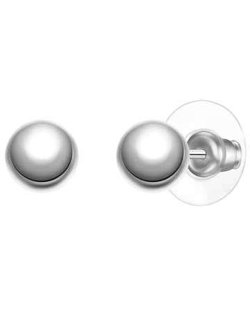 Yokoamii Ohrstecker aus Metall-Legierung in silber